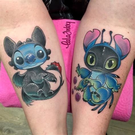 Stitch And Toothless On The Lovely Leann Two