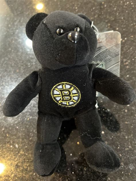 Boston Bruins Nhl Plush Team Logo Collectible Bear Ebay