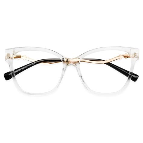 P2063 Cat Eye Clear Eyeglasses Frames Leoptique