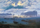 Caspar David Friedrich | Pintura romântica alemã ~ Pinturas do AUwe