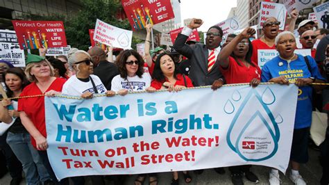 Thirsty For Justice Detroit Protesters Flood Streets Over Water Shutdown — Rt Us News