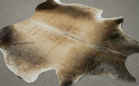Large Brazilian Exotic Brown Cowhide Rug 68 X 56 Ft 3048 Etsy