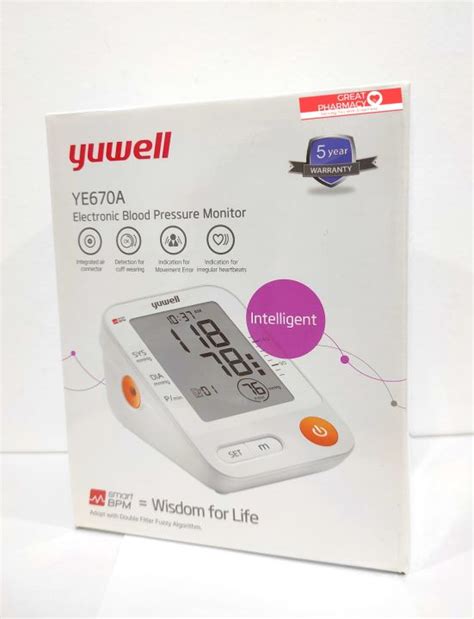 Yuwell Ye670a Electronic Blood Pressure Monitor Lazada