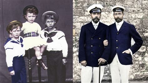 Bbc Two George V Nicholas Ii As Children And Adults Royal Cousins