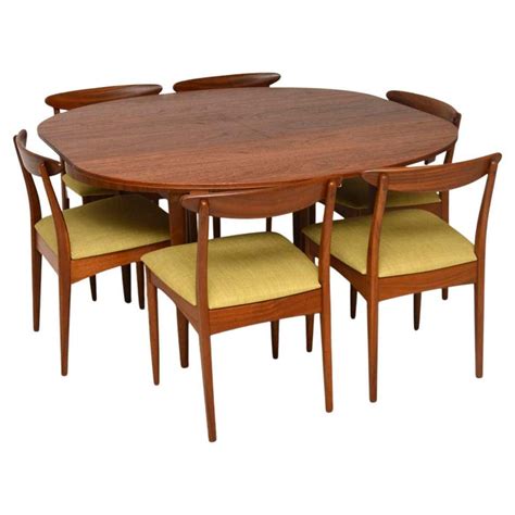 1960s Teak Dining Table And 6 Chairs By Greaves And Thomas At 1stdibs