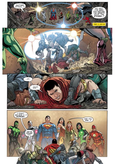 The Justice League Meets Their Kids From The Future Rebirth