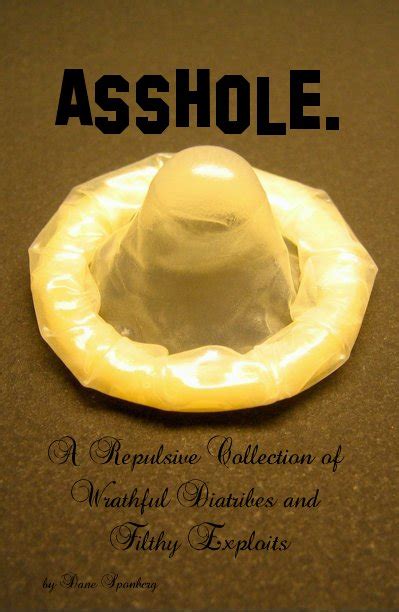 Asshole A Repulsive Collection Of Wrathful Diatribes And Filthy Exploits By Dane Sponberg