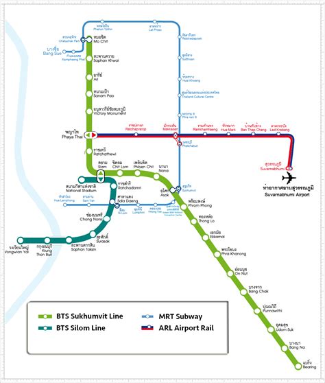 Bangkok Bts Line Map