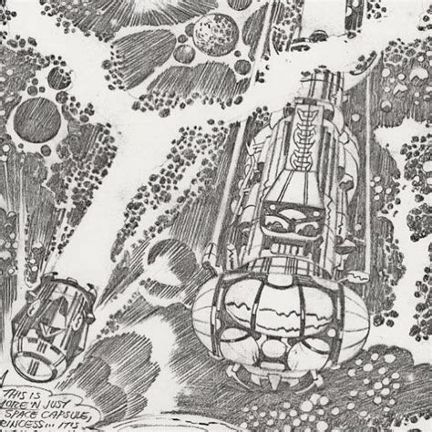 Kirbys Visualizations Of Space Time For The 2001 Comic Series 2001