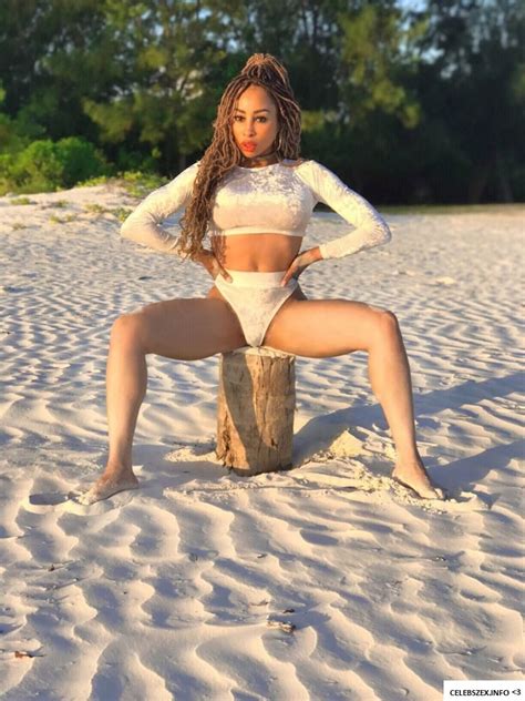 South African Khanyi Mbaus Sexy Pictures Celebrity Candid And