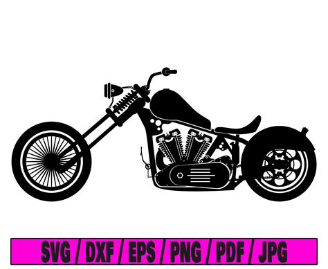 Chopper Svg Motorcycle Svg Chopper Svg Cut File Sublimation Svg