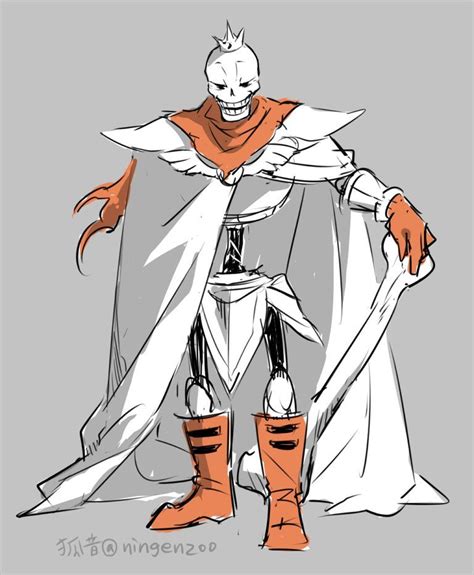 a drawing of a knight with orange boots