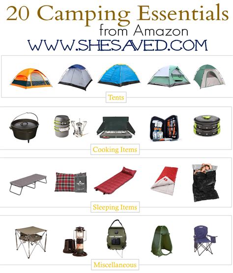 20 Camping Essentials Under 50 Each Shesaved®