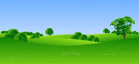 Green trees landscape vector Free vector in Encapsulated PostScript eps