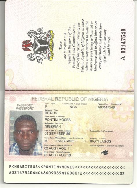 Visa information for passport holders of malaysia. Pontim Moses Bitrus - Deck Officer - Tug - Nigeria (CV ID ...