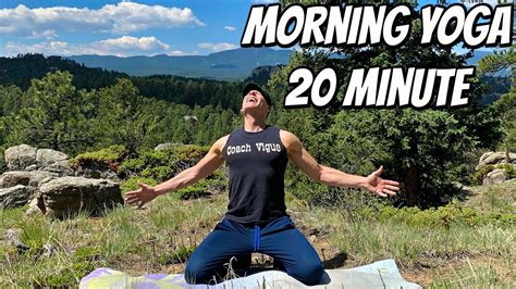 20 minute beginners home workout for flexibility & fat burning. 20 min Morning Yoga Stretch for Energy (WAKE UP YOGA) Sean ...