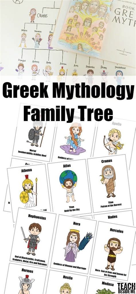 My kids love learning about it and we have some fun books that we have read over the years. Greek Mythology Family Tree Printable | Greek mythology ...