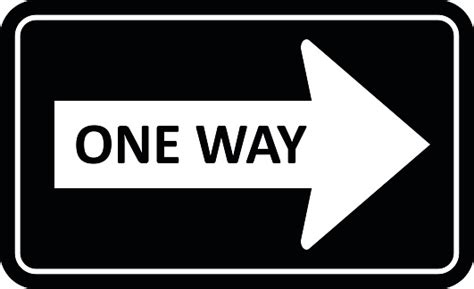 One Way Sign Vector Stock Illustration Download Image Now Istock
