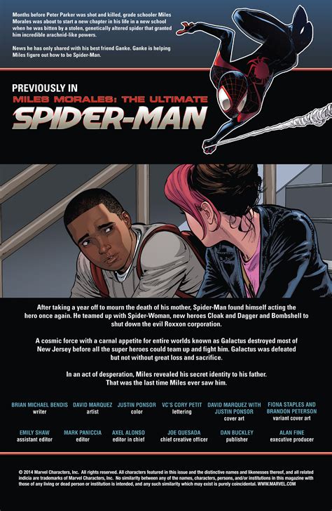 Miles Morales Ultimate Spider Man Issue 1 Read Miles Morales Ultimate