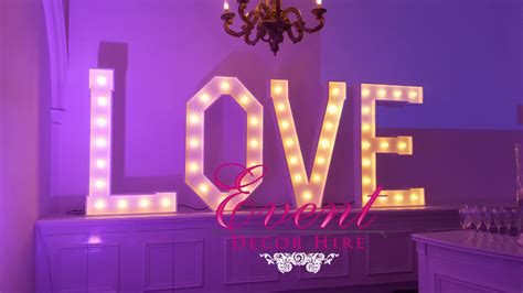 Love Sign Letters For Hire