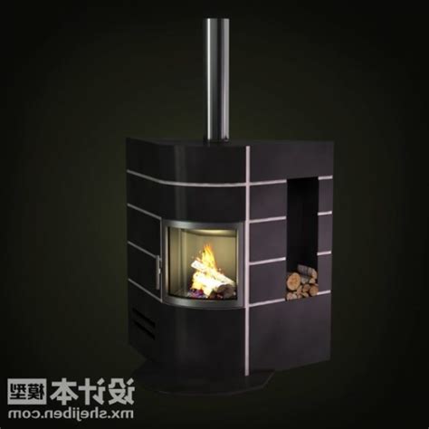 Living Room Modern Fireplace Free 3d Model Max Open3dmodel