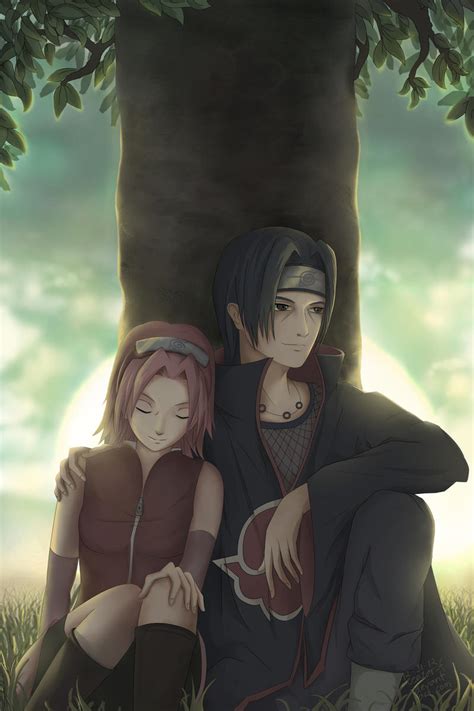 Sakura And Itachi By Ceazar F On Deviantart