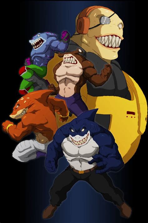Street Sharks Colored By Anny D On Deviantart Cartoon Drawings 80s