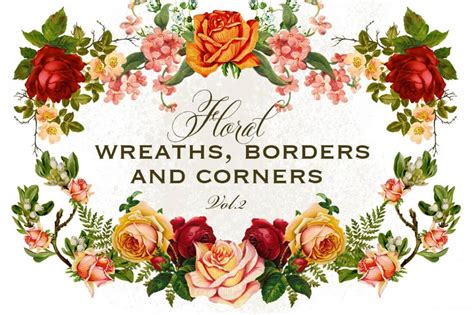 Last Chance Mega Bundle Of Gorgeous Flower Graphics Only 19