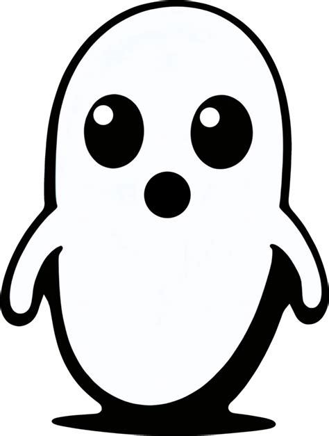 A Cute Ghost Icon Ai Generated 32699691 Png