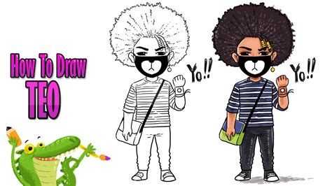 How To Draw Ayo And Teo Teo Drawing Youtube