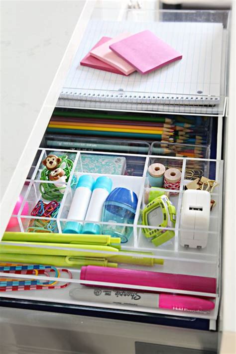 Four Days And Four Drawers Mini Organizing Challenge School Supply