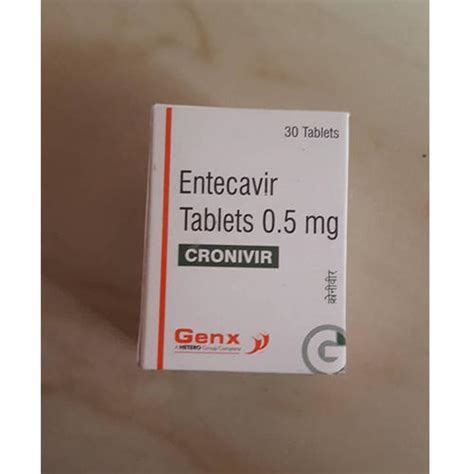 Cronivir Entecavir Tablets 05 Mg Storage Cool And Dry Place At Best