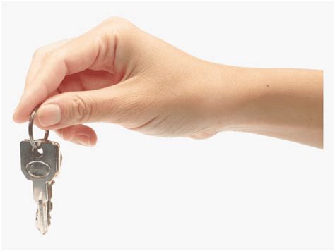 Hand With Keys Png Transparent Png Kindpng