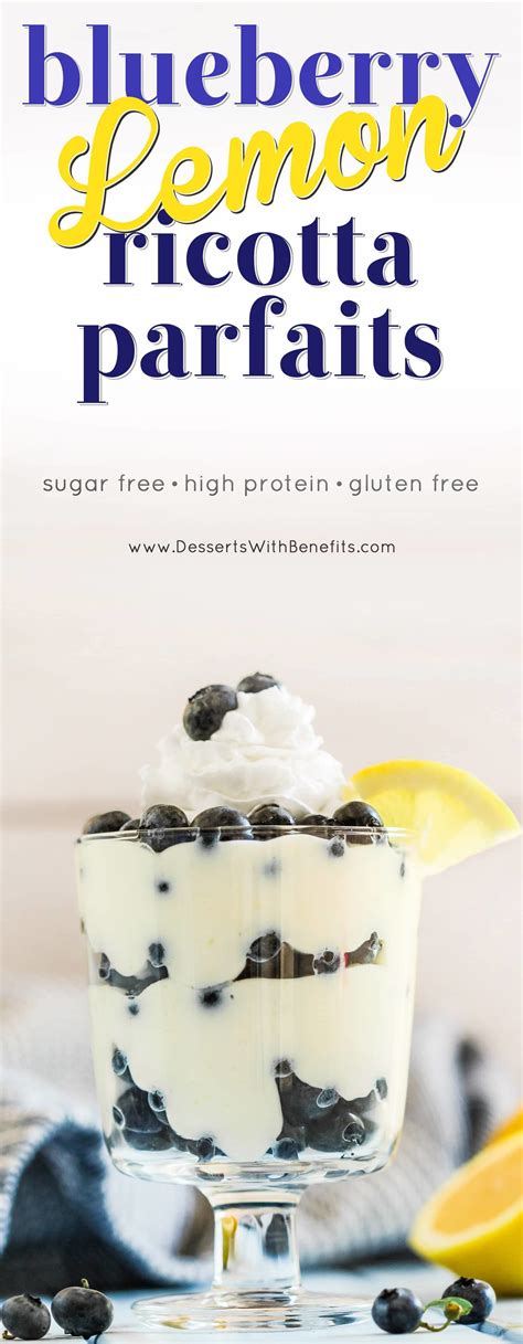 5 desserts with less than 200 calories per portion. Healthy Blueberry Lemon Ricotta Parfaits | Recipe | Low ...