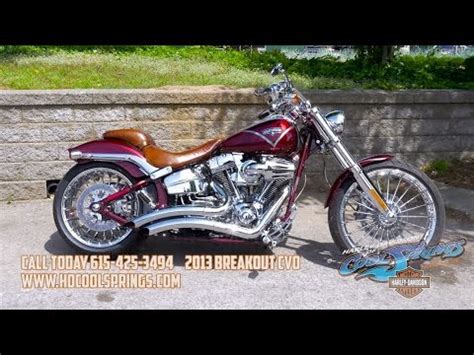 Black metallic with ghost flames. 2013 Harley Davidson Breakout CVO - YouTube