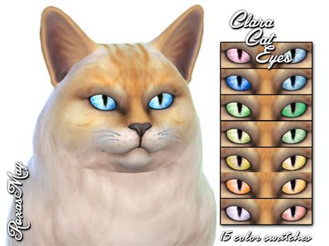 15 New Color Swatches For Your Cats Found In Tsr Category Sims 4 Cats