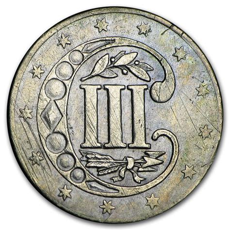 Buy 1857 Three Cent Silver Xf Apmex