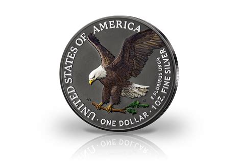 American Eagle 1 Oz Silber 2021 Usa Neues Motiv Veredelt Mit Ruthenium