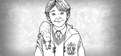 How To Draw Ron Weasley Harry Potter Movie Series Drawing Tutorial Draw It Too
