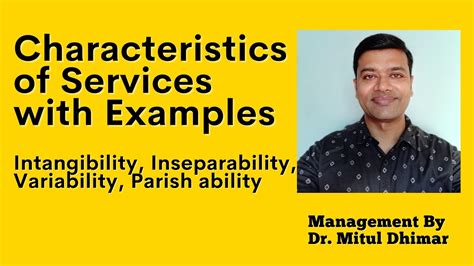 Characteristics Of Services With Examples What Are Characteristic Of