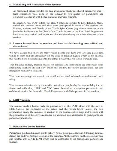 Narrative Report For Seminars 5 Examples Format How To Write Pdf