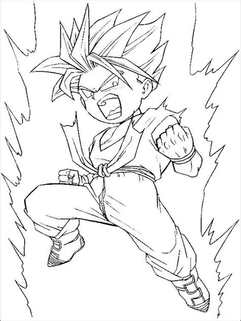 Dragon Ball Z Coloring Pages Download And Print Dragon Ball Z Coloring