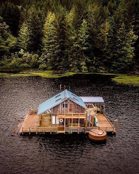 Floating Cabin In Ontario Canada Floating House House Boat Cabins