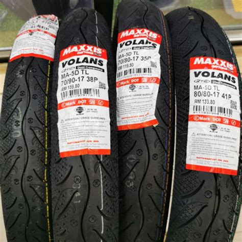 The robust maxxis tire on alibaba.com offer such qualities. Maxxis Volans Tubeless 70/90 80/90 70/80 60/80 | Shopee ...
