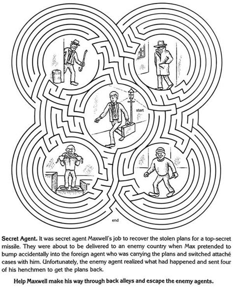 Welcome To Dover Publications Interactive Poster Detective Crafts Maze Design