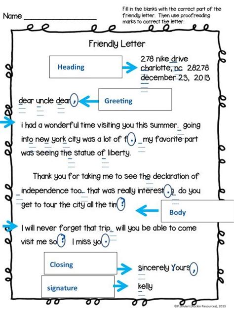 Hi marvin, i'm writing this letter from portugal. Teaching the friendly letter. Free resource included! | Writing Workshop | Pinterest | Student ...