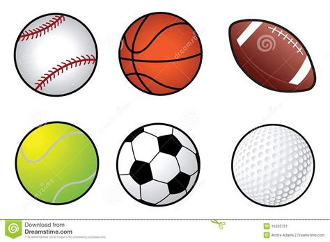 Are you searching for sports balls png images or vector? Sports ball collection stock vector. Illustration of basketball - 16333751