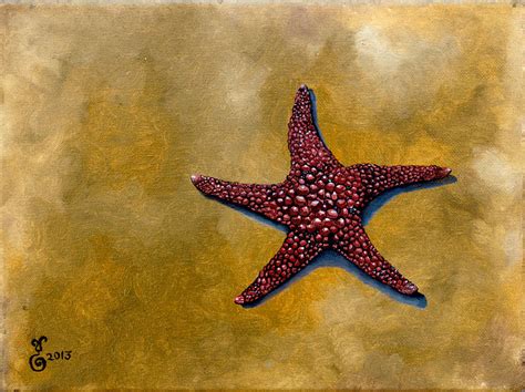 Sea Star Earth Painting By Yabette Swank Fine Art America