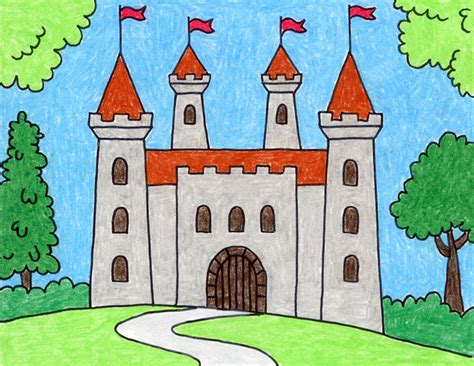 How To Draw A Palace Angga Tani