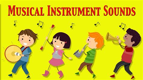 Musical Instruments Sounds For Kids ★ Part 1 ★ Learn School